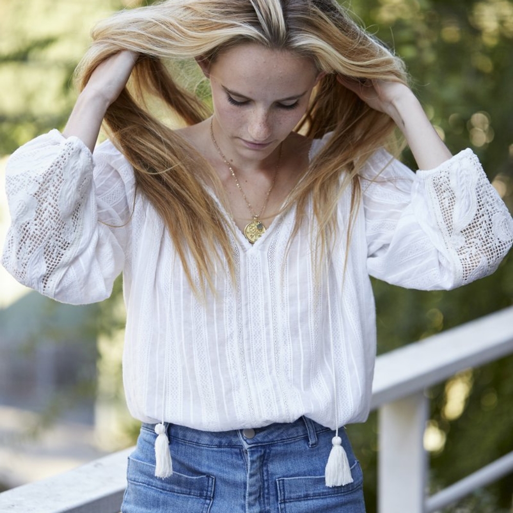 Valiante yellow blouse size 1 - Picture 2 of 7
